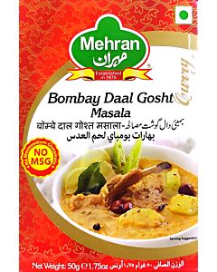Buy Mehran Bombay Daal Gosht Masala Online | 50 Grams Indian and Imported Spice Mix | Spices for Meat and Lentil Curry